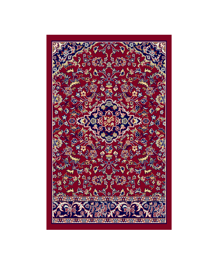 Rawda Collection prayer mat, Mada Carpet, green