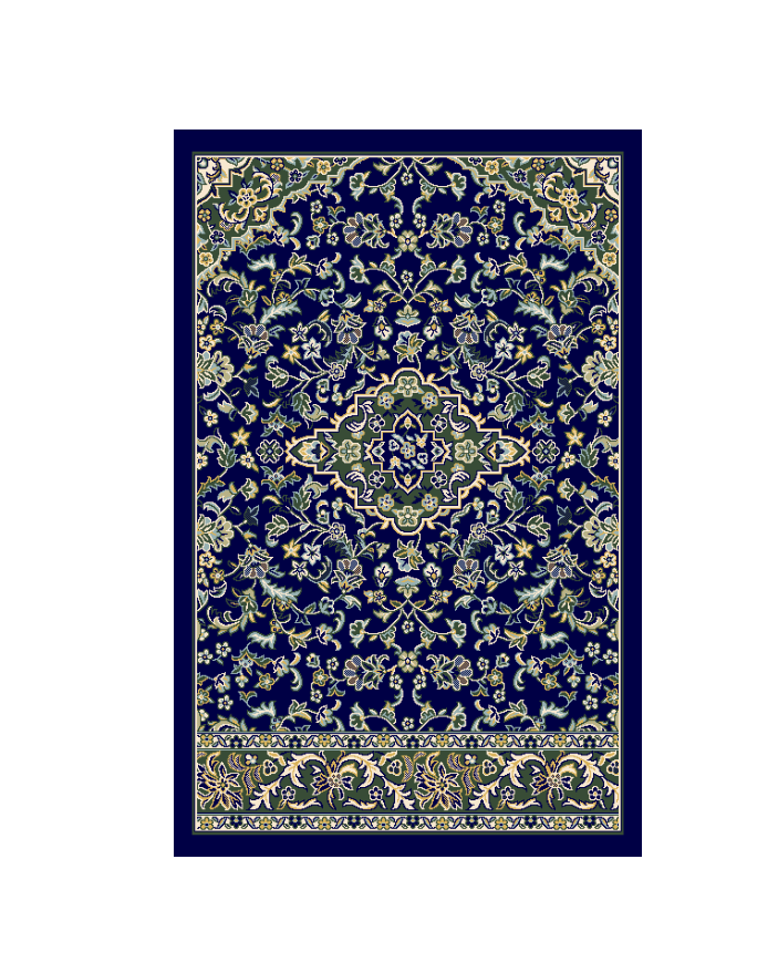 Rawda Collection prayer mat, Mada Carpet, green